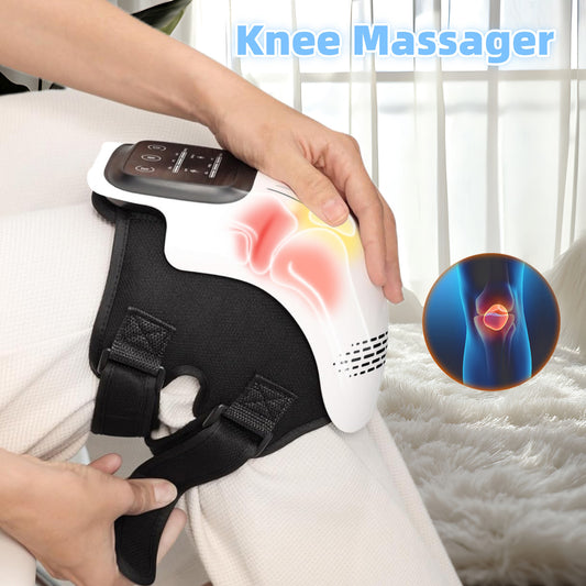 Smart Electric Knee Massager – Heated, Vibrating & Infrared Pain Relief Device